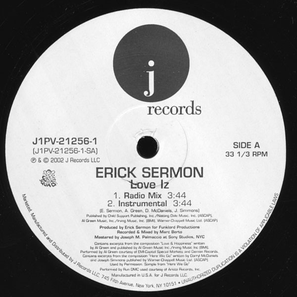 ERICK SERMON - LOVE IZ